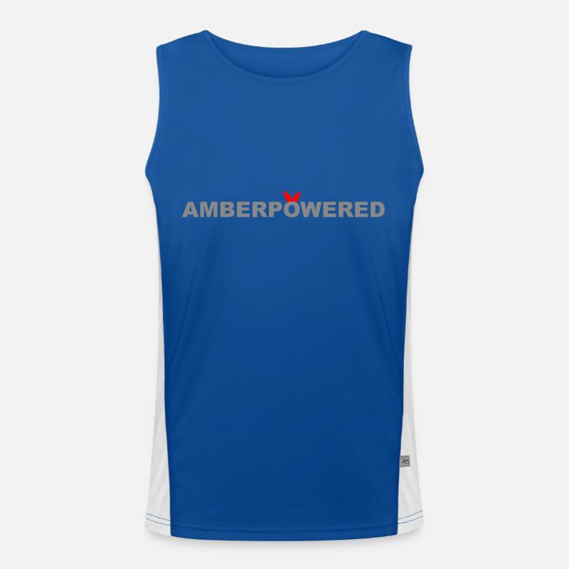 Amberpowered 1 Funktionelles Kontrast-Tank Top für Männer 