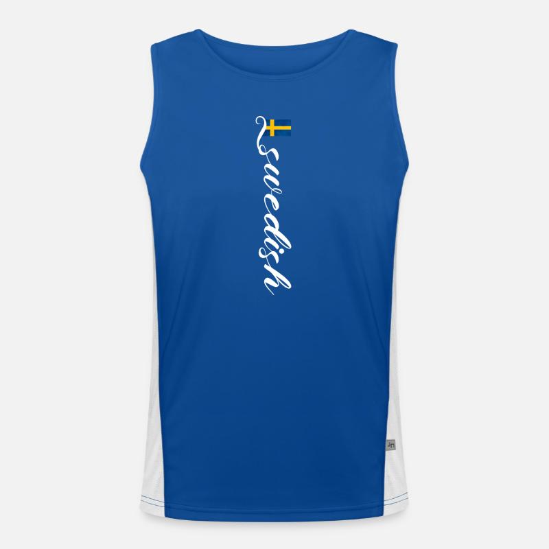 Schweden Funktionelles Kontrast-Tank Top für Männer 