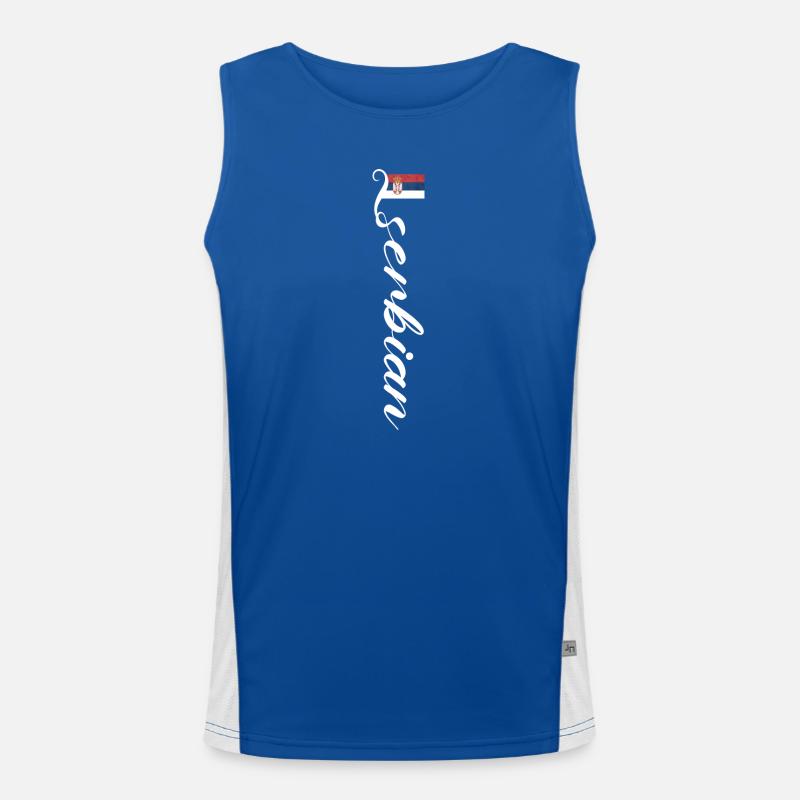 Serbie Débardeur respirant contrasté Homme 