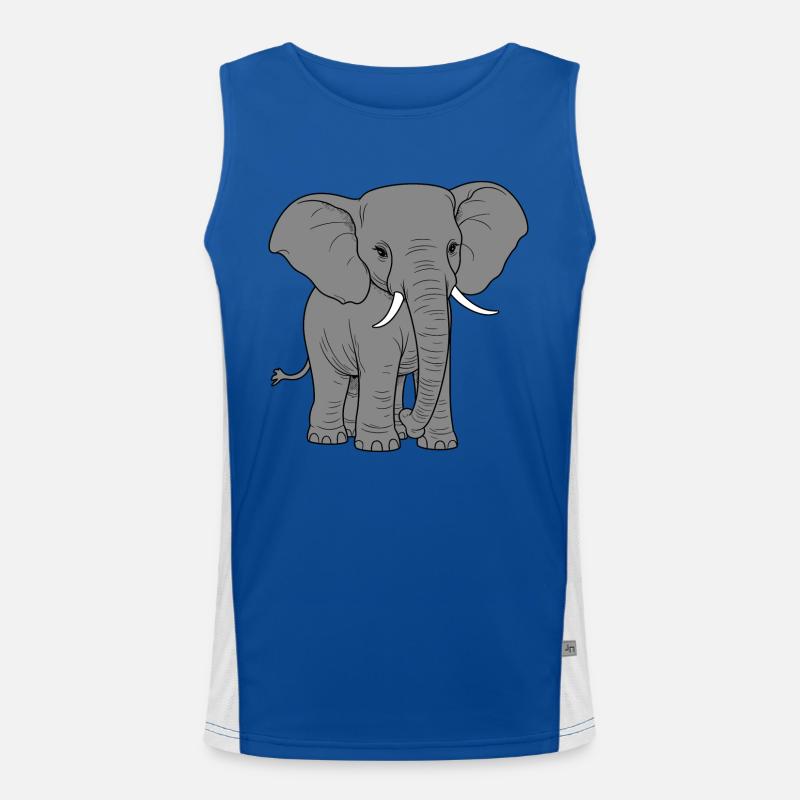 Elephant Men's Functional Contrast Tank Top 