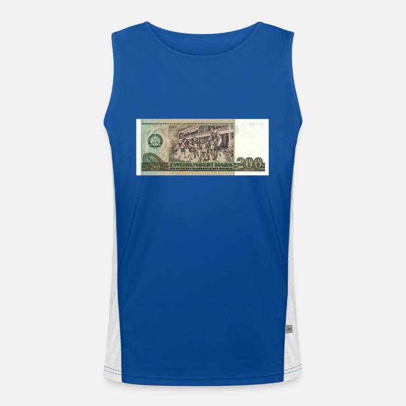 200 marks de la RDA Débardeur respirant contrasté Homme 