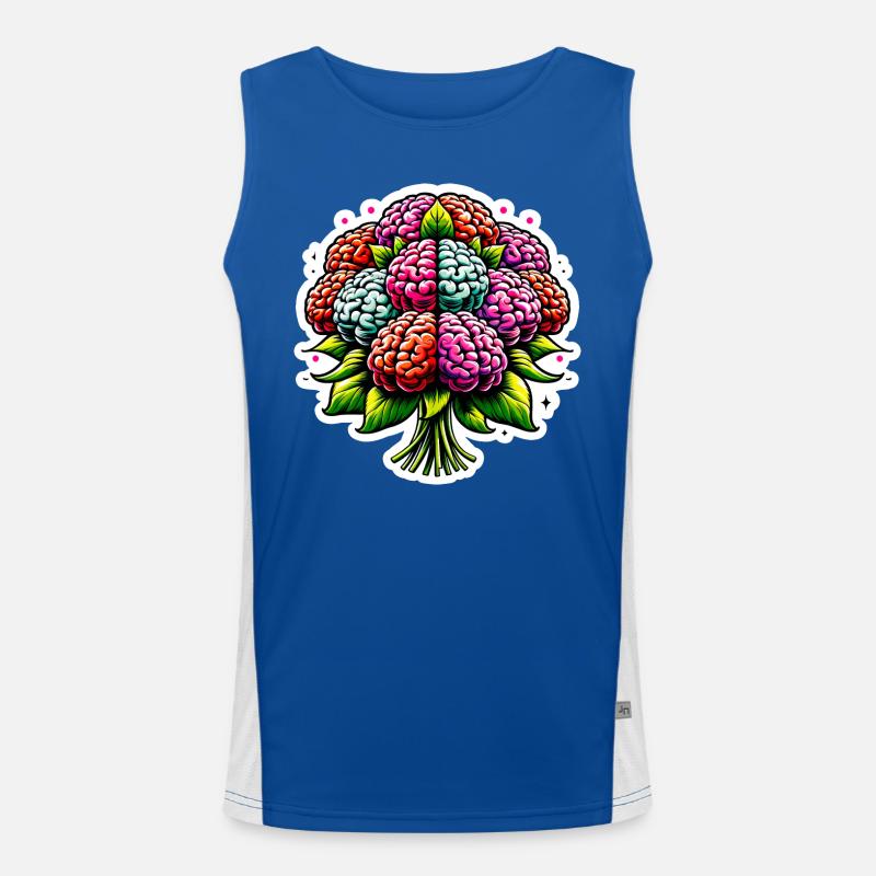 Brain bouquet Men's Functional Contrast Tank Top 