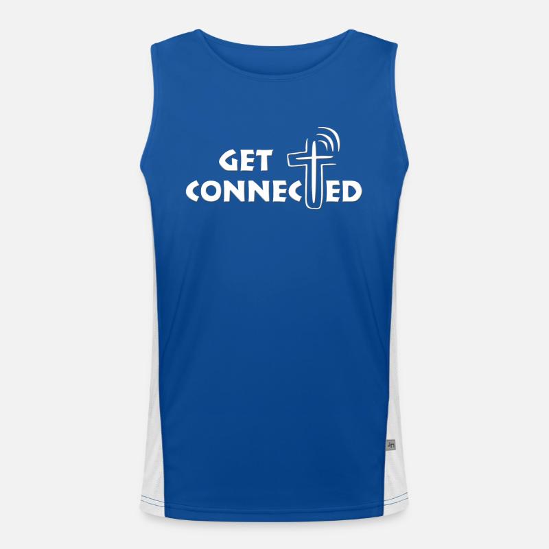 DLM GET CONNECTED W1U Men's Functional Contrast Tank Top 