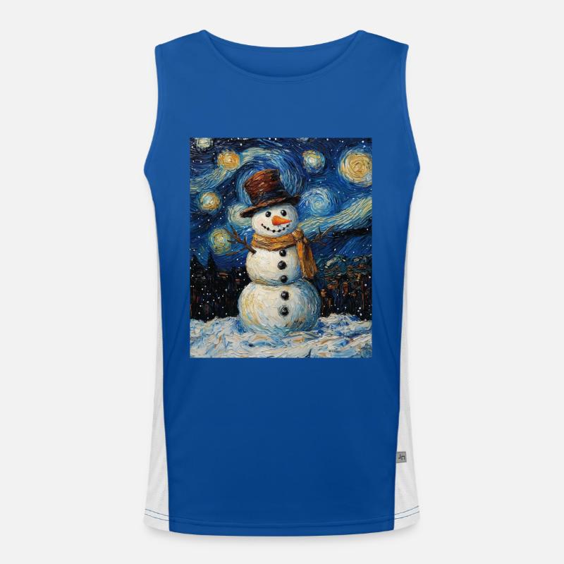 Snowman Men's Functional Contrast Tank Top 