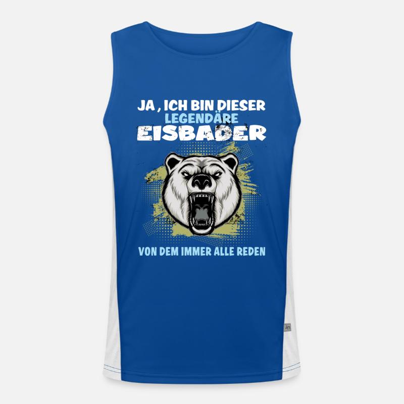 eisbaden legendärer eisbader kneipp kryotherapie Funktionelles Kontrast-Tank Top für Männer 