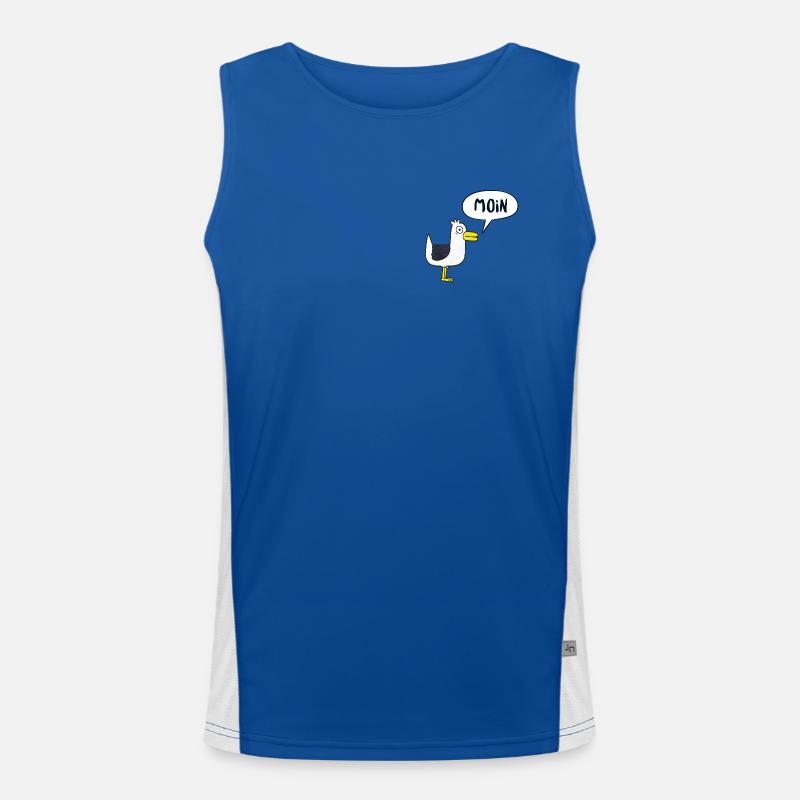 MOIN Funktionelles Kontrast-Tank Top für Männer 
