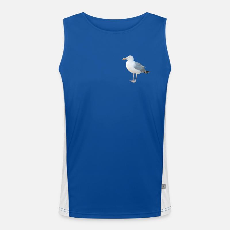 Möwe Funktionelles Kontrast-Tank Top für Männer 