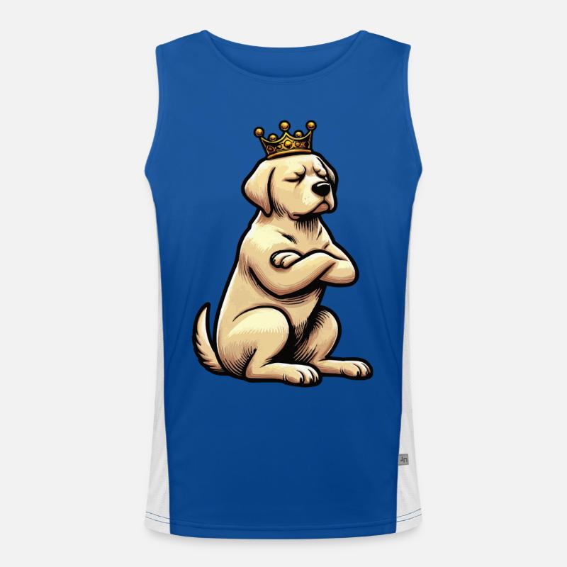 Labrador Labrador propriétaire Labrador lover Débardeur respirant contrasté Homme 