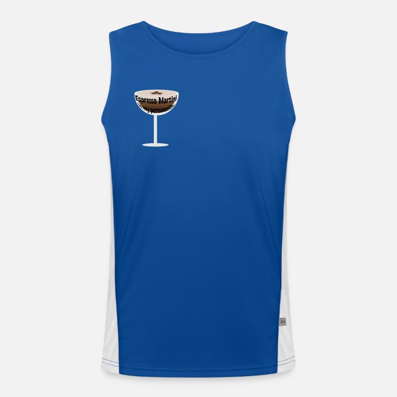 Espresso Martini Men's Functional Contrast Tank Top 