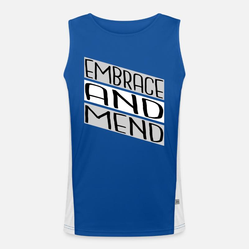 Amis solidaires Aide Hand Support System Débardeur respirant contrasté Homme 