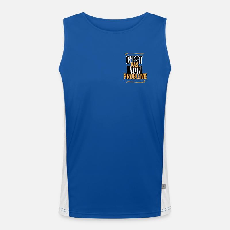 c'est pas mon problème Débardeur respirant contrasté Homme 
