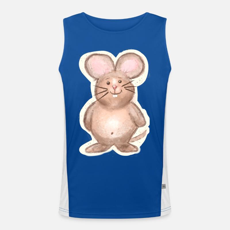 Souris Débardeur respirant contrasté Homme 