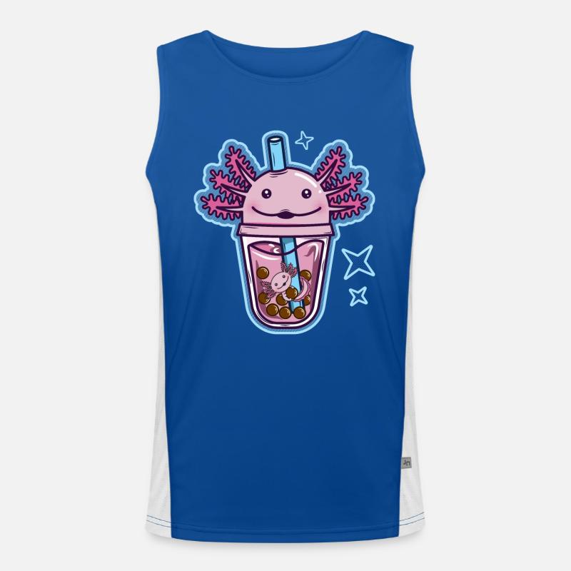 Axolotl Bubble tea Débardeur respirant contrasté Homme 