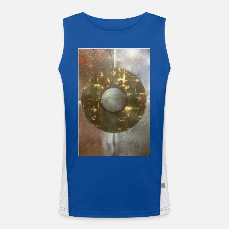 4Elemente Funktionelles Kontrast-Tank Top für Männer 