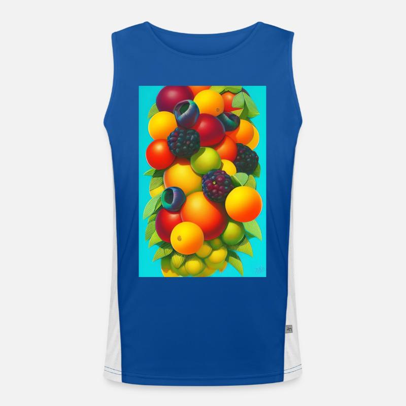 Fruit Men's Functional Contrast Tank Top 