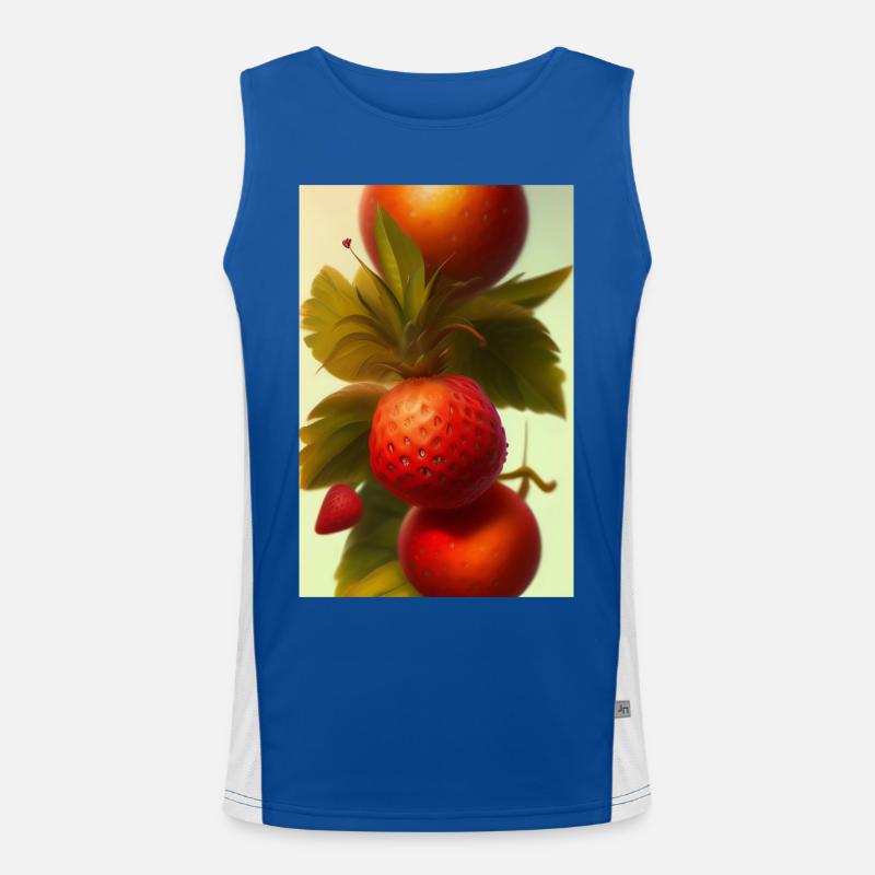 Fraise Débardeur respirant contrasté Homme 