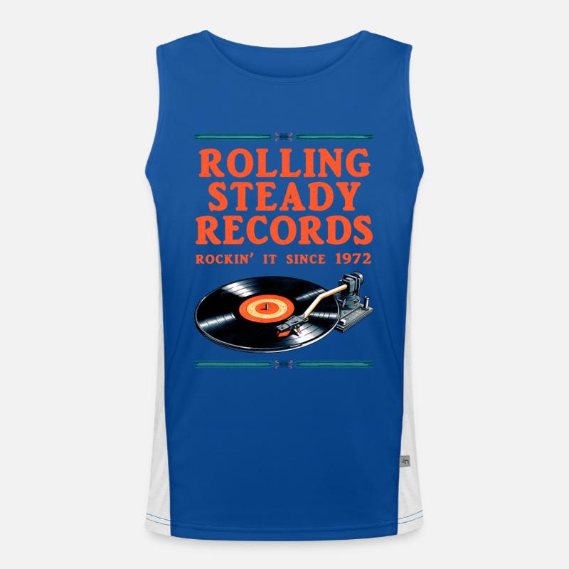 Stetig rollen Funktionelles Kontrast-Tank Top für Männer 