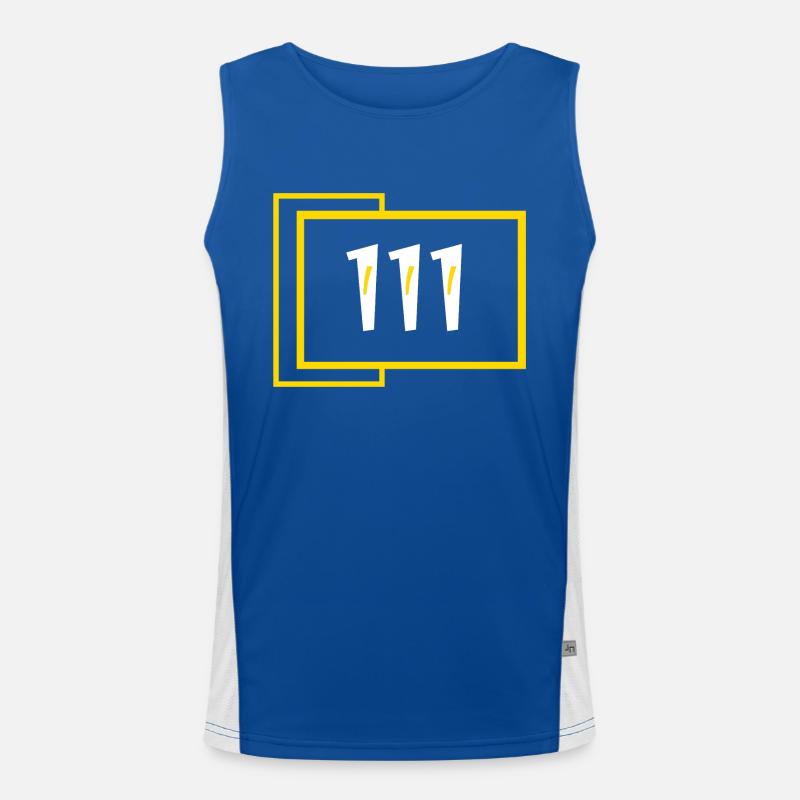 111 vide Débardeur respirant contrasté Homme 