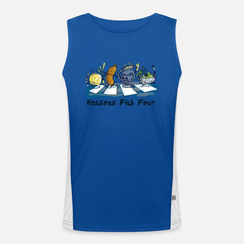 Les Fab Four de Hesse Débardeur respirant contrasté Homme 