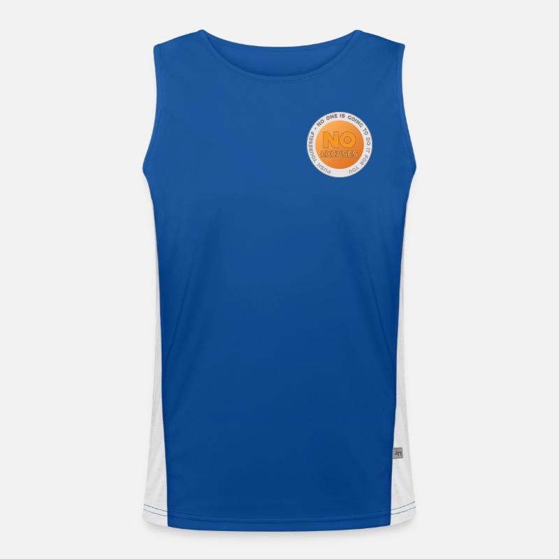 Design No Excuses Men's Functional Contrast Tank Top 