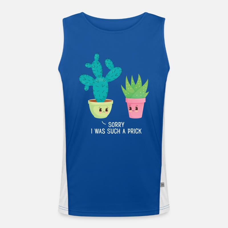 Sorry I Was Such A Prick Men's Functional Contrast Tank Top 