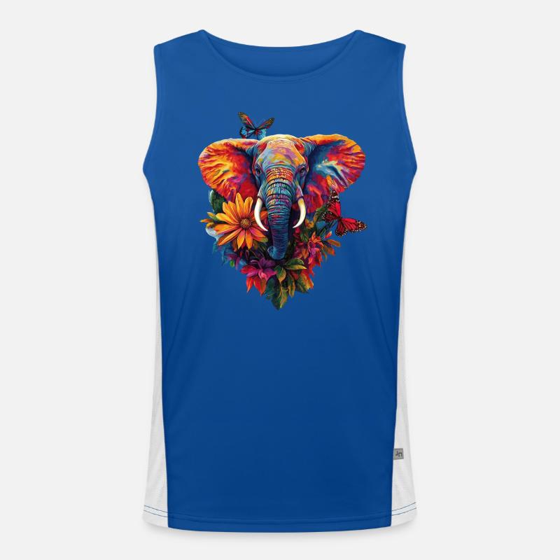 Éléphant Débardeur respirant contrasté Homme 