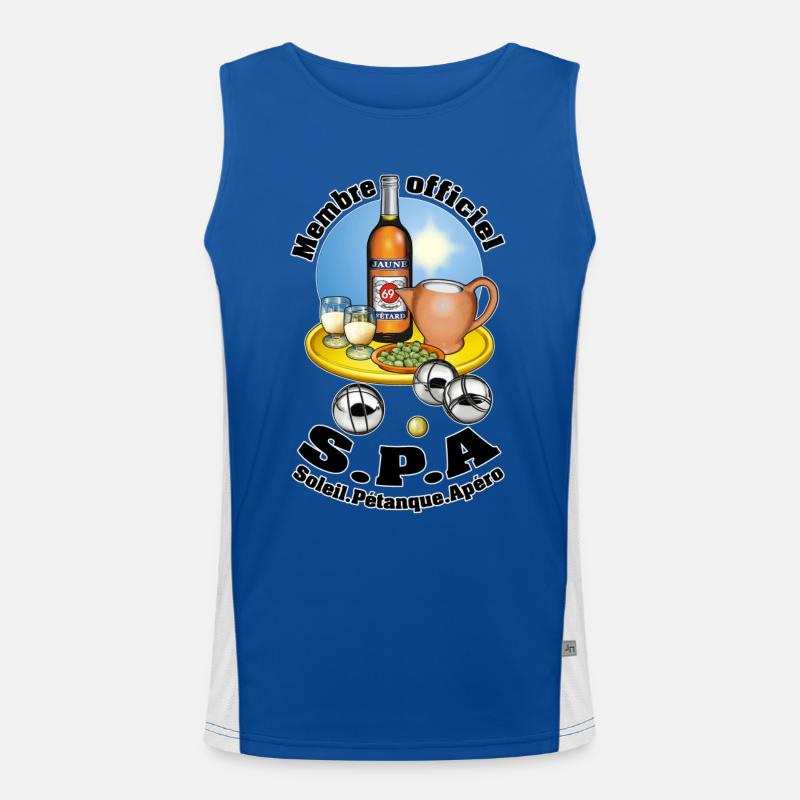 spa Men's Functional Contrast Tank Top 