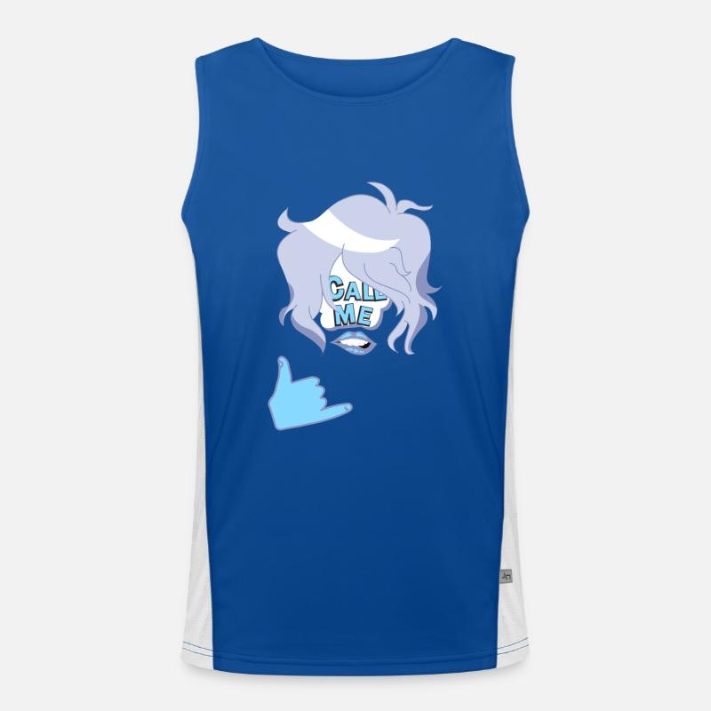 Me Series - Call Me Men's Functional Contrast Tank Top 