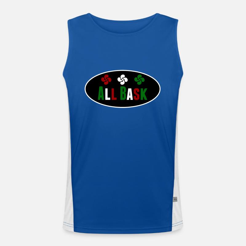 All Basque Men's Functional Contrast Tank Top 