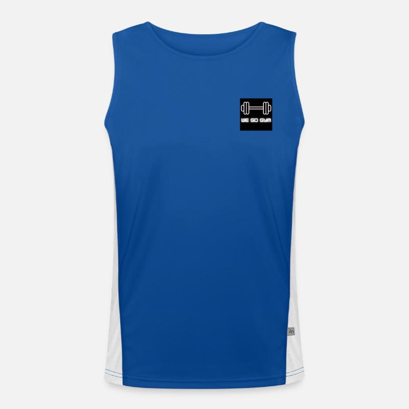 WE GO GYM Men's Functional Contrast Tank Top 