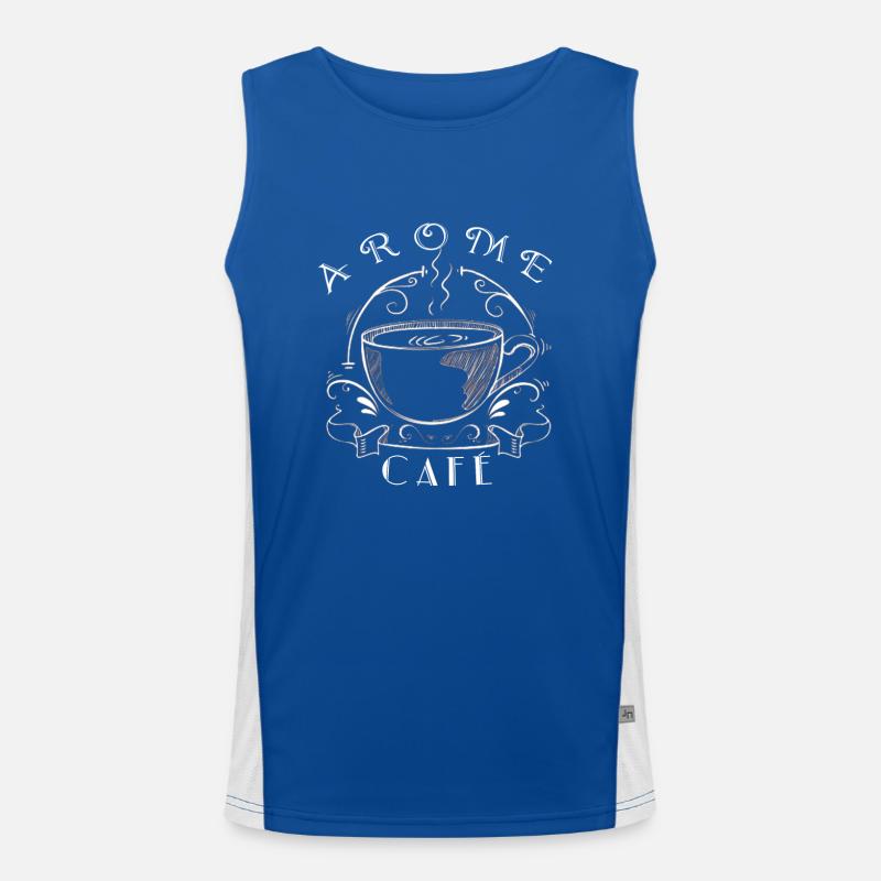 Arôme café Débardeur respirant contrasté Homme 