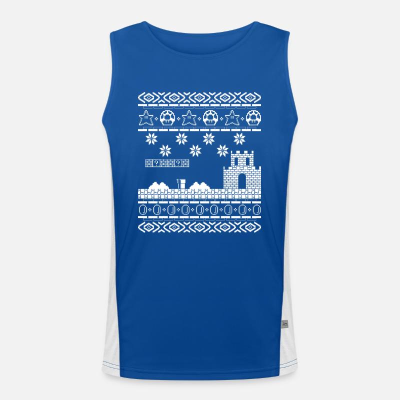 Laid de Noël Pull Oldskool poison joueurs de jeu Débardeur respirant contrasté Homme 