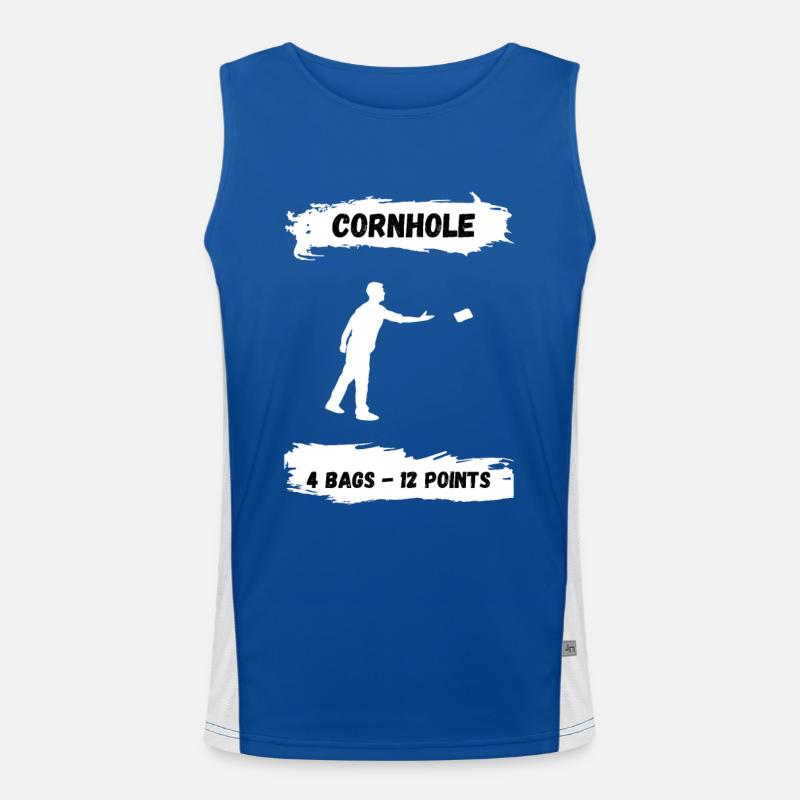 Cornhole - 4 Bags Funktionelles Kontrast-Tank Top für Männer 