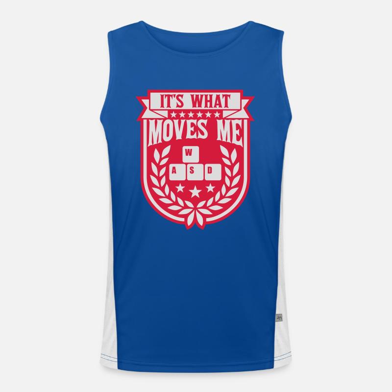 its what moves me Men's Functional Contrast Tank Top 
