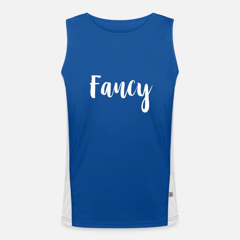 Fancy knows Men's Functional Contrast Tank Top 