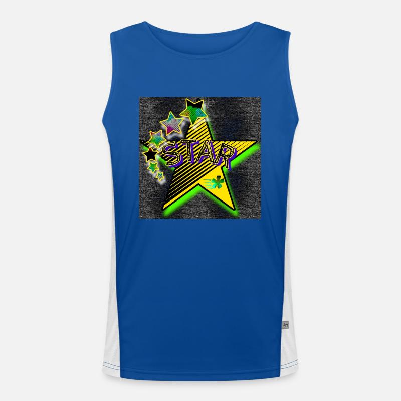 ÉTOILE - STERNCHEN Débardeur respirant contrasté Homme 