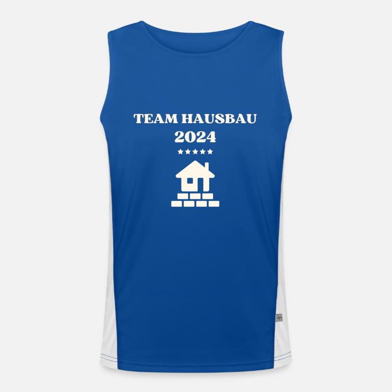 Construction de la maison d’équipe 2024 Débardeur respirant contrasté Homme 