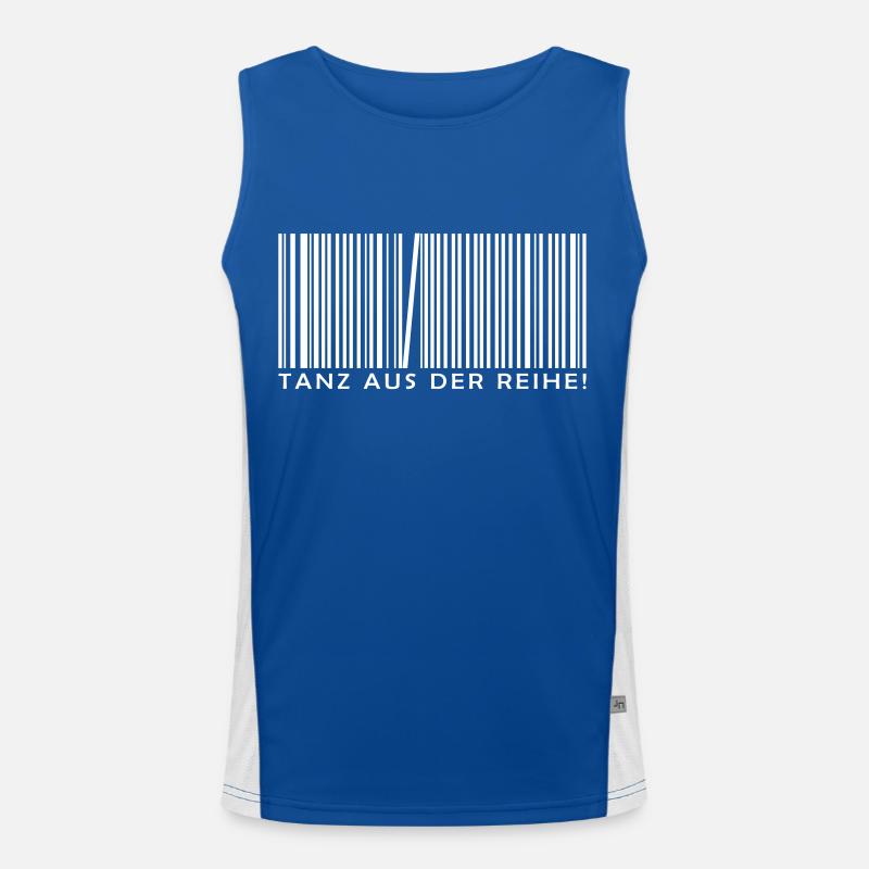 code Funktionelles Kontrast-Tank Top für Männer 