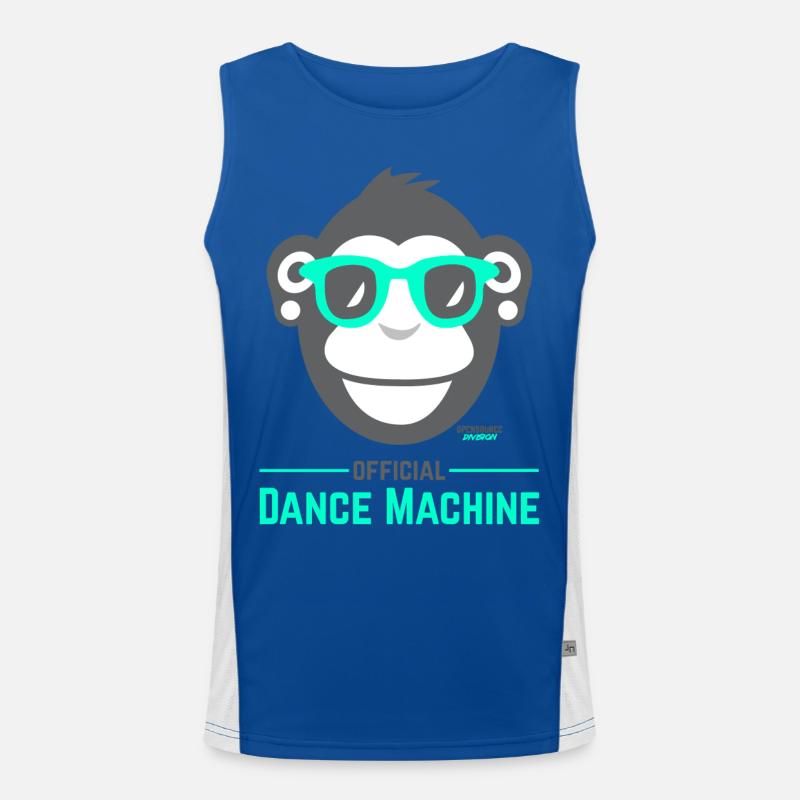 Machine de danse officielle Débardeur respirant contrasté Homme 
