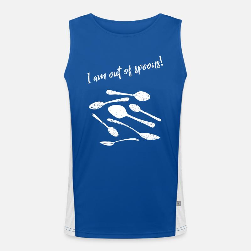 no Spoons2 Men's Functional Contrast Tank Top 