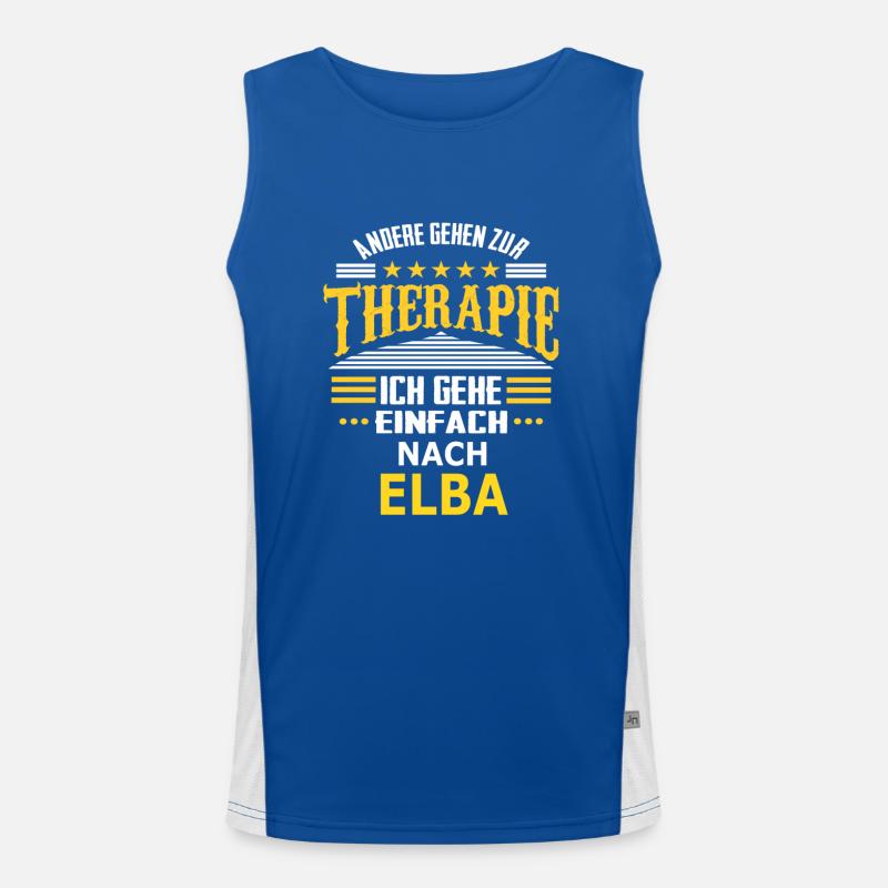 NACH_ELBA Funktionelles Kontrast-Tank Top für Männer 