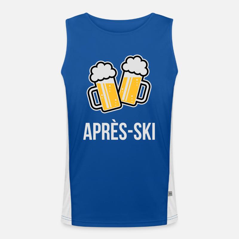 Après-Ski (Bier / Wintersport / Party / 3C) Funktionelles Kontrast-Tank Top für Männer 