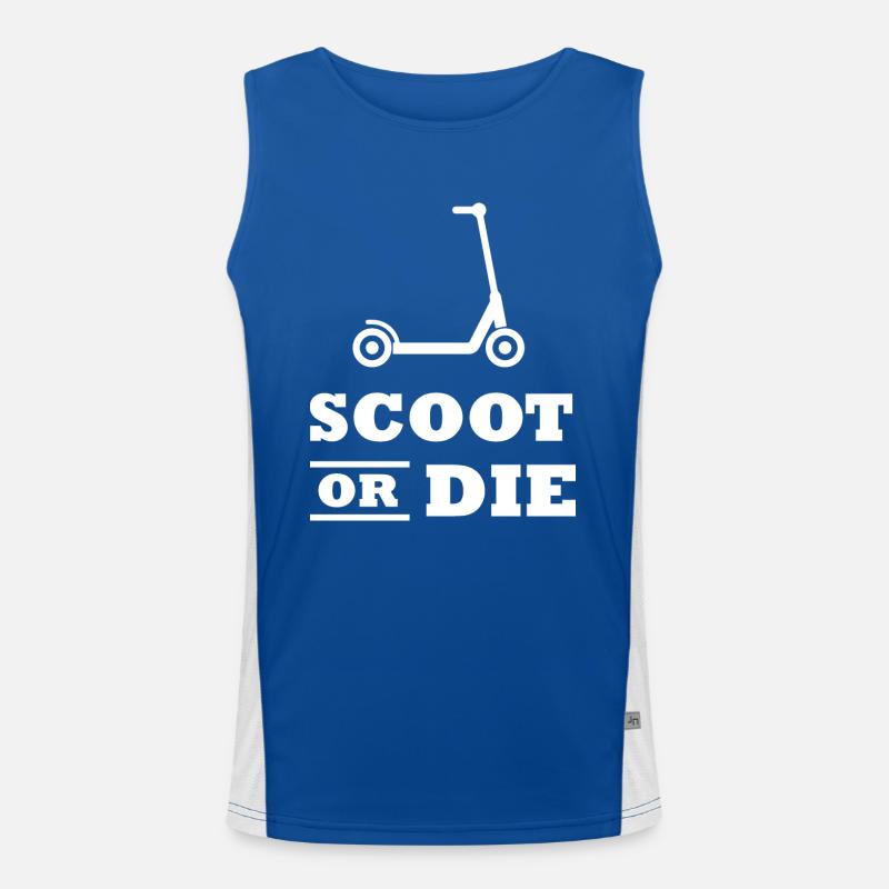 E-Scooter E-Roller Scooter Débardeur respirant contrasté Homme 