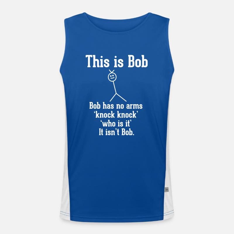 toc toc bob Débardeur respirant contrasté Homme 