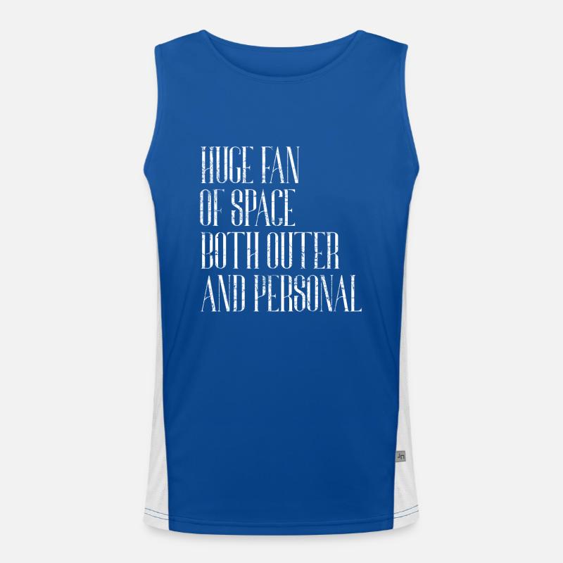 Grand fan de l’espace à la fois Outer Personal Cool Science Débardeur respirant contrasté Homme 