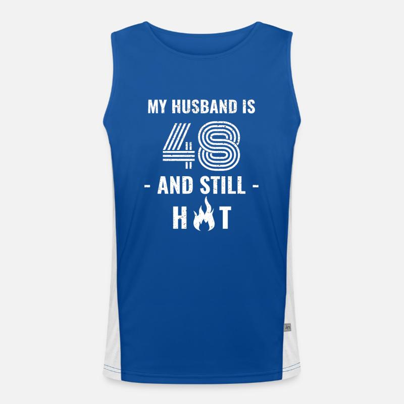 Mari de 48 ans Débardeur respirant contrasté Homme 