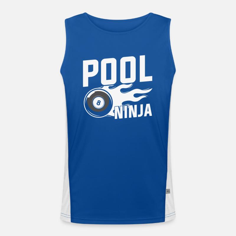 Billard Pool Billard Billardkugel Billardkö 8Ball Funktionelles Kontrast-Tank Top für Männer 