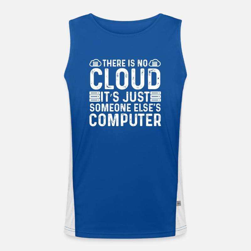 Programmeur Cloud Informaticien IoT Cybersécurité Débardeur respirant contrasté Homme 