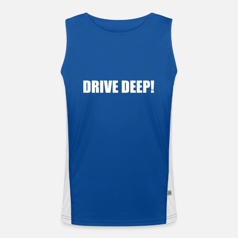 Lowered driving Men's Functional Contrast Tank Top 