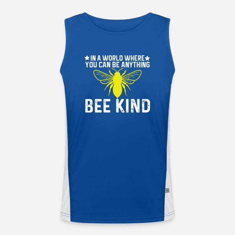 Beekeeping Beekeeper Honey Beekeeper Lustig Men's Functional Contrast Tank Top 
